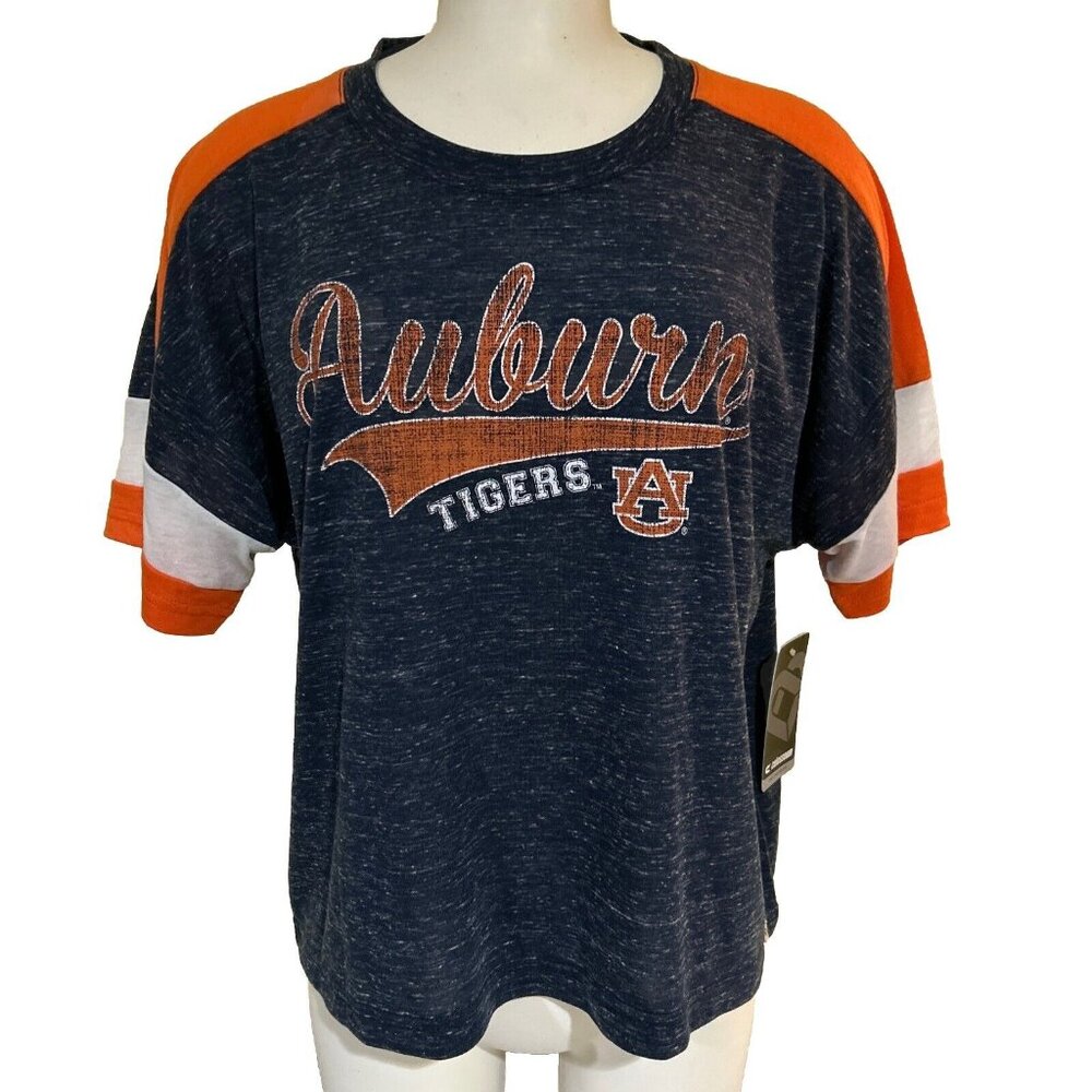 New Auburn Tigers Crew Neck Raglan Shirt Medium NNCAA Colosseum Women’s